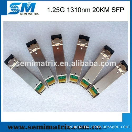 1.25G LX 1310nm 20 km SFP Optical Transceiver